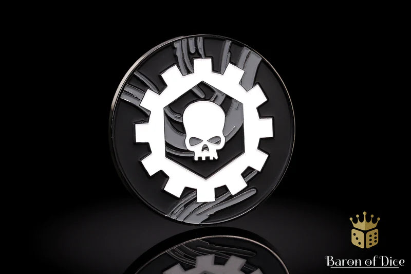 Baron Of Dice 40mm Objective Coin Iron Cog