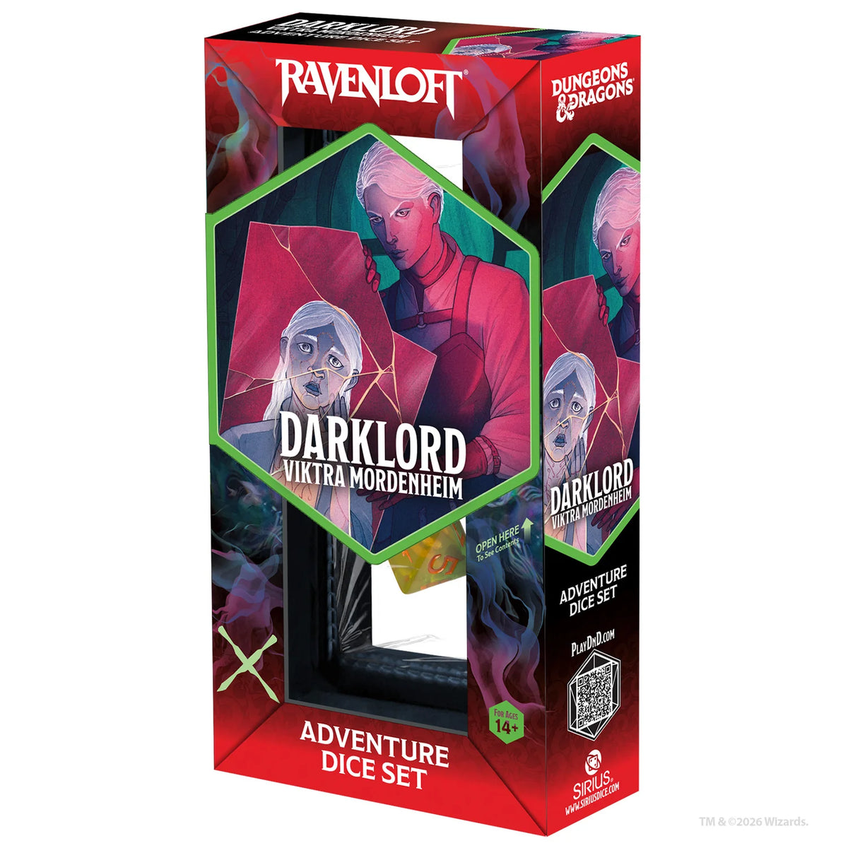 Dungeons & Dragons Adventure Dice by Sirius Dice: Darklord - Viktra Mordenheim
