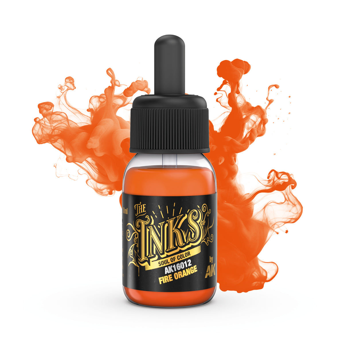 AK Interactive Inks - Fire Orange 30ml