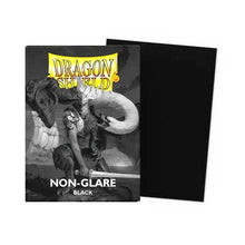 Load image into Gallery viewer, Dragon Shield Matte NonGlareSleeves Standard Size - Black V2 (100)