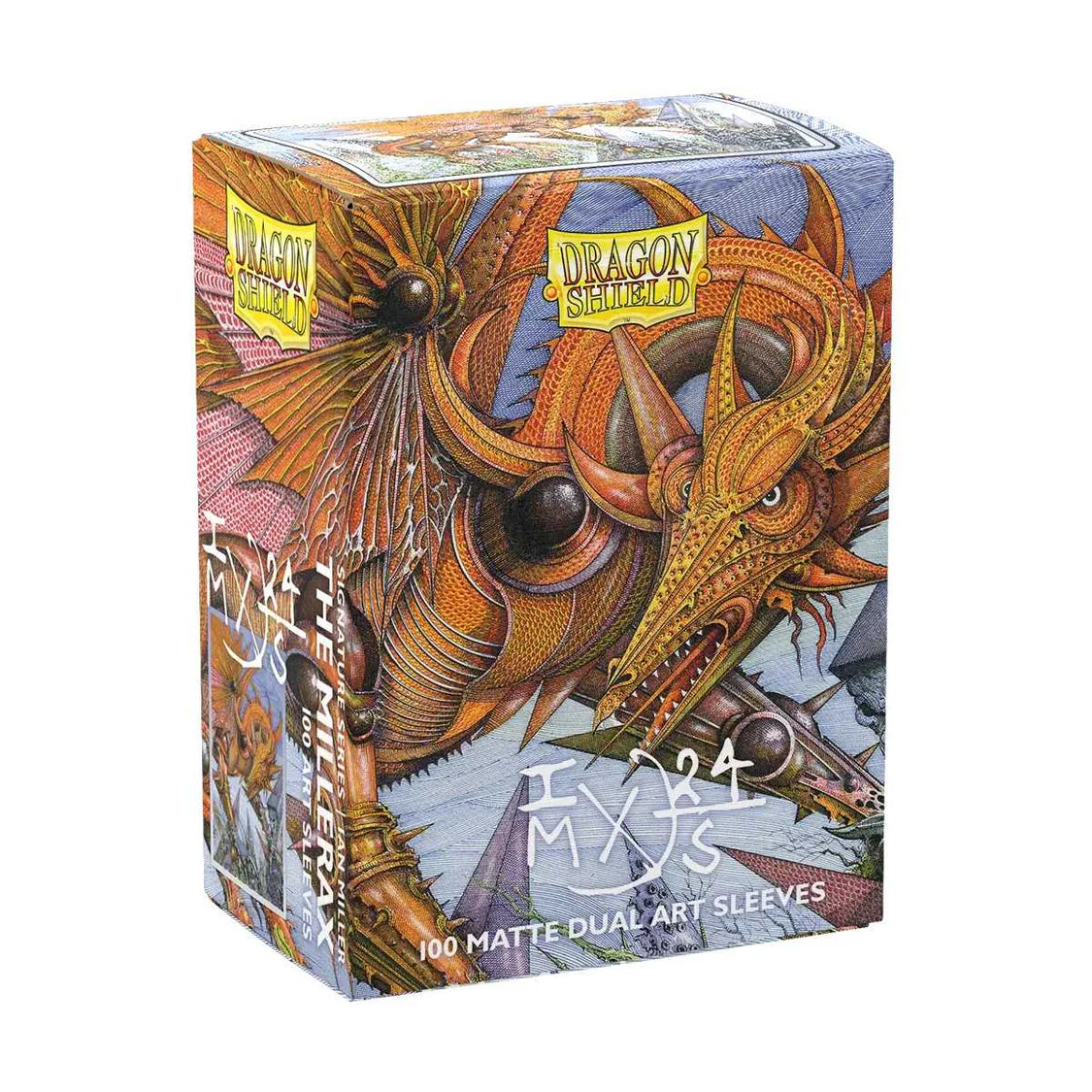 Dragon Shield Matte Dual Standard Sleeves: Signature Series - Ian Miller The Millerax (100)