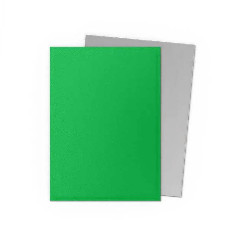 Dragon Shield Matte Dual Sleeves Standard Size - Apple Green & Silver (100)