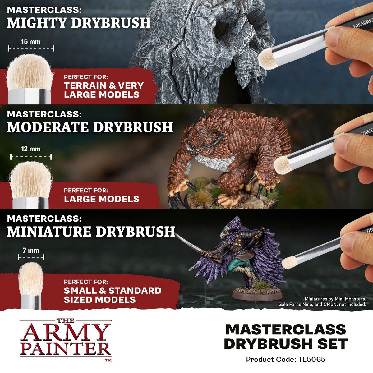 The Army Painter Masterclass Drybrush Set