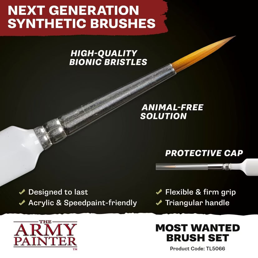 The Army Painter Most Wanted Brush Set