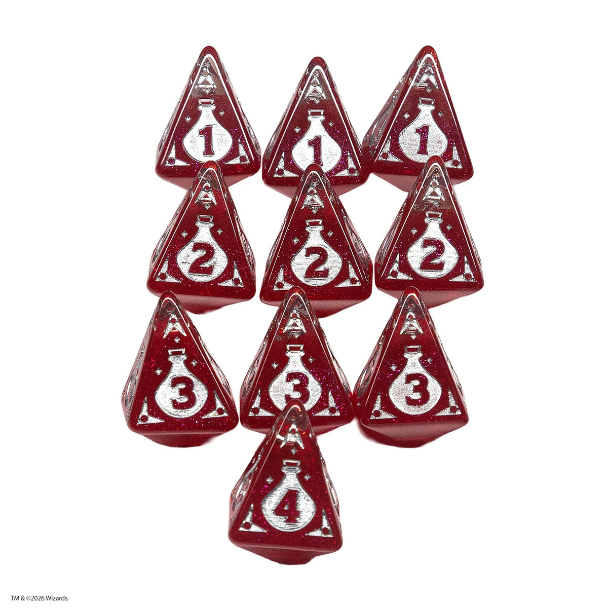 Dungeons & Dragons Adventure Dice by Sirius Dice: Potion of Healing