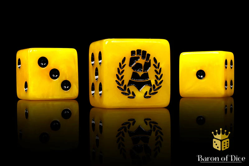 Baron Of Dice Almighty Hand Square Corner 16mm Dice