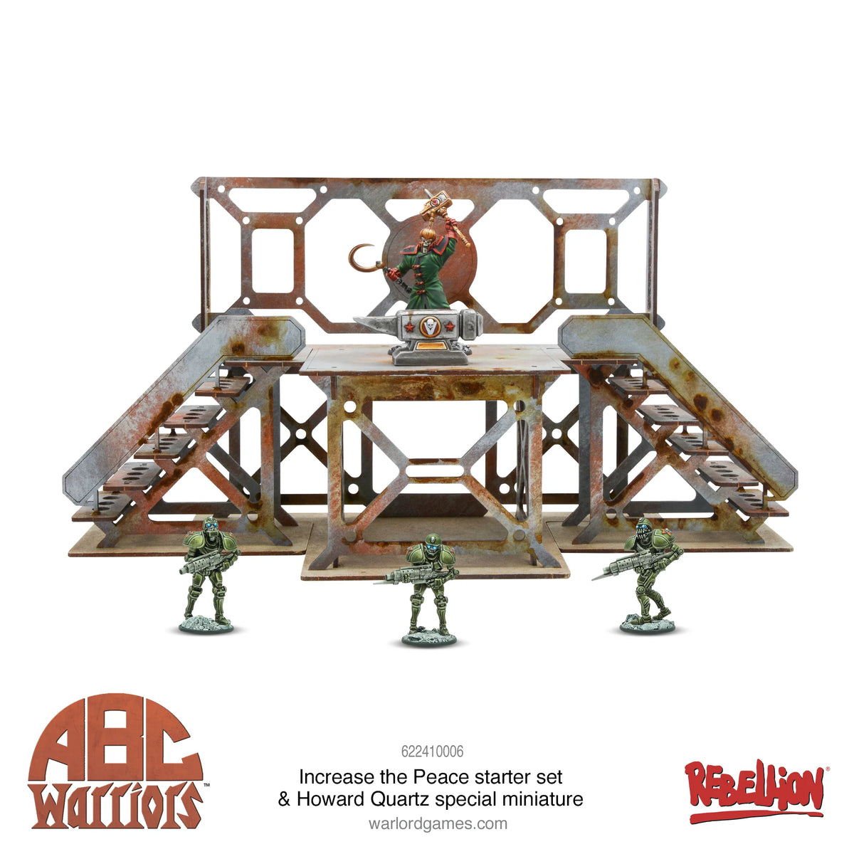 ABC Warriors Increase The Peace Starter Game & Howard Quartz 'Mr Ten Per Cent' Special Miniature