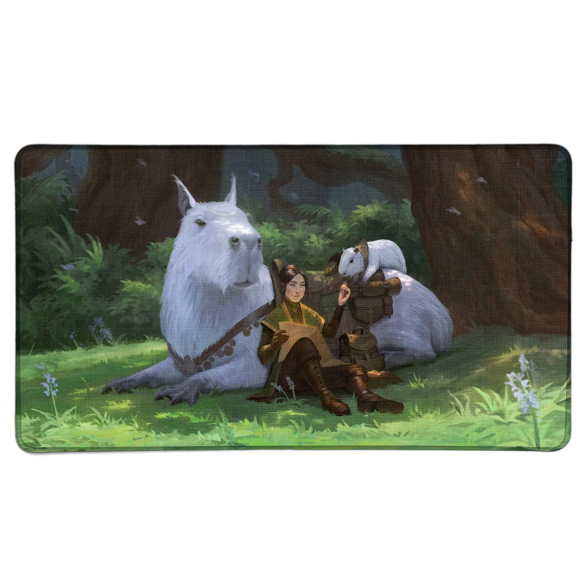 Baron of Dice Premium Oversized Playmat Capybara Retreat