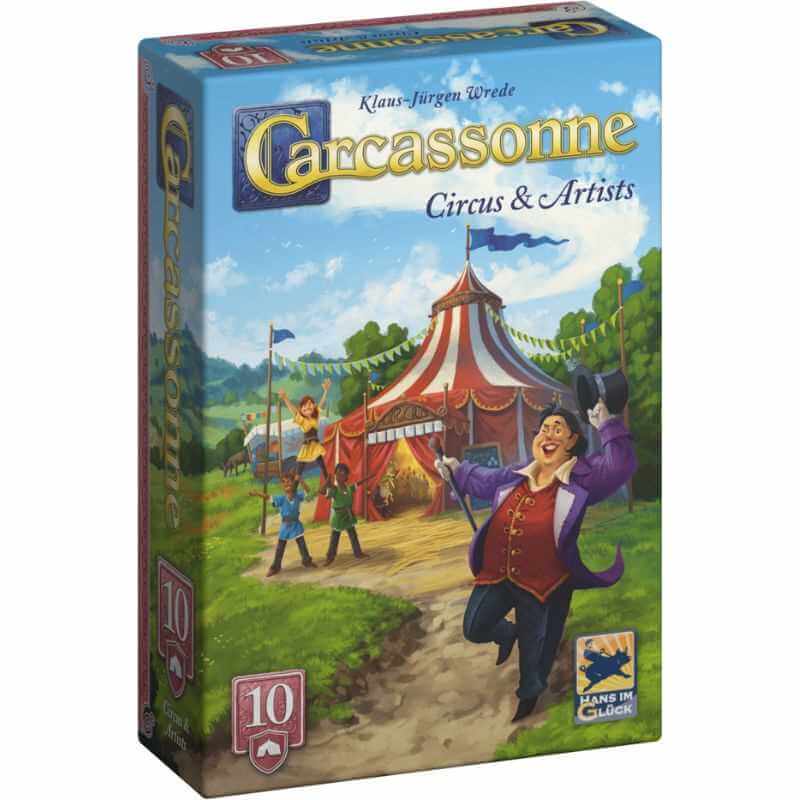 Carcassonne Expansion 10: Circus & Artists (2025 Edition)
