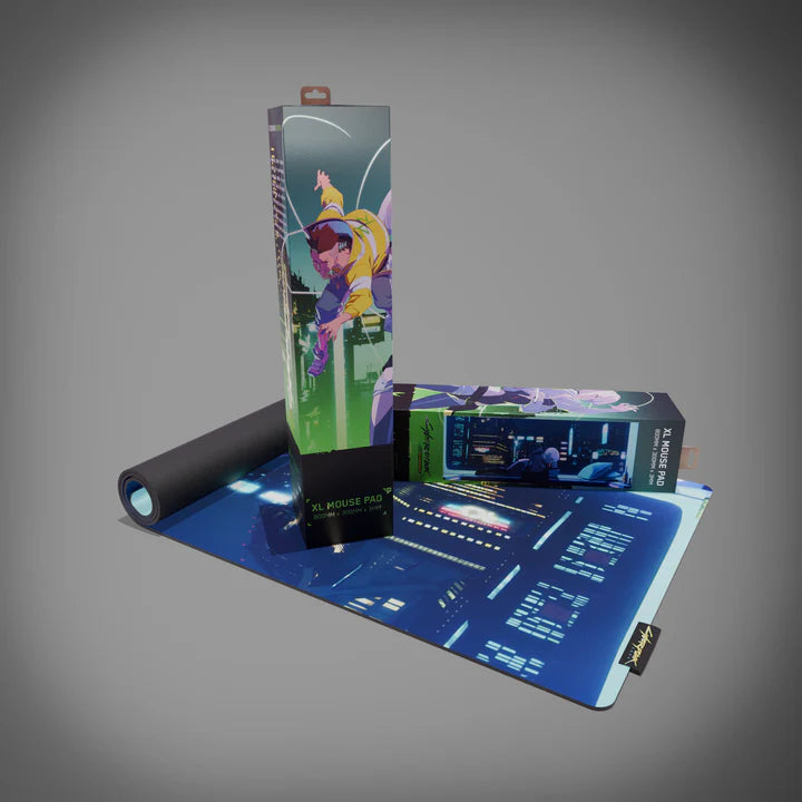 Cyberpunk Edgerunners Desk Mat - David & Lucy