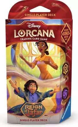 Disney Lorcana TCG: Reign of Jafar Starter Deck Tiana / Bruno (Amber & Amethyst)