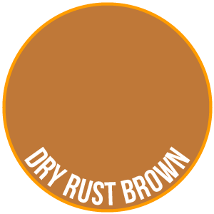 Two Thin Coats Dry Rust Brown