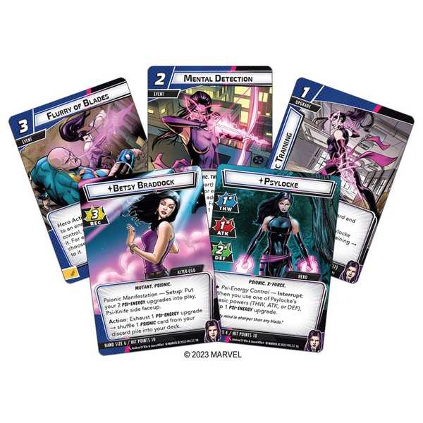 Marvel Champions Psylocke Hero Pack