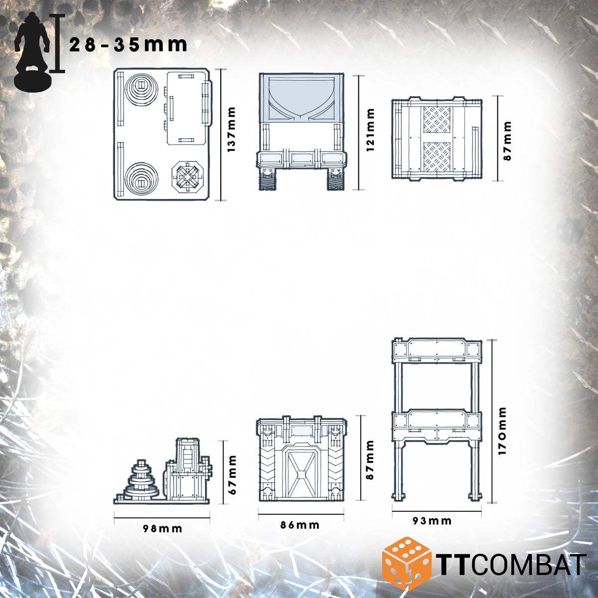 TTCombat Chroma Terrain - F.O.B. Ignis