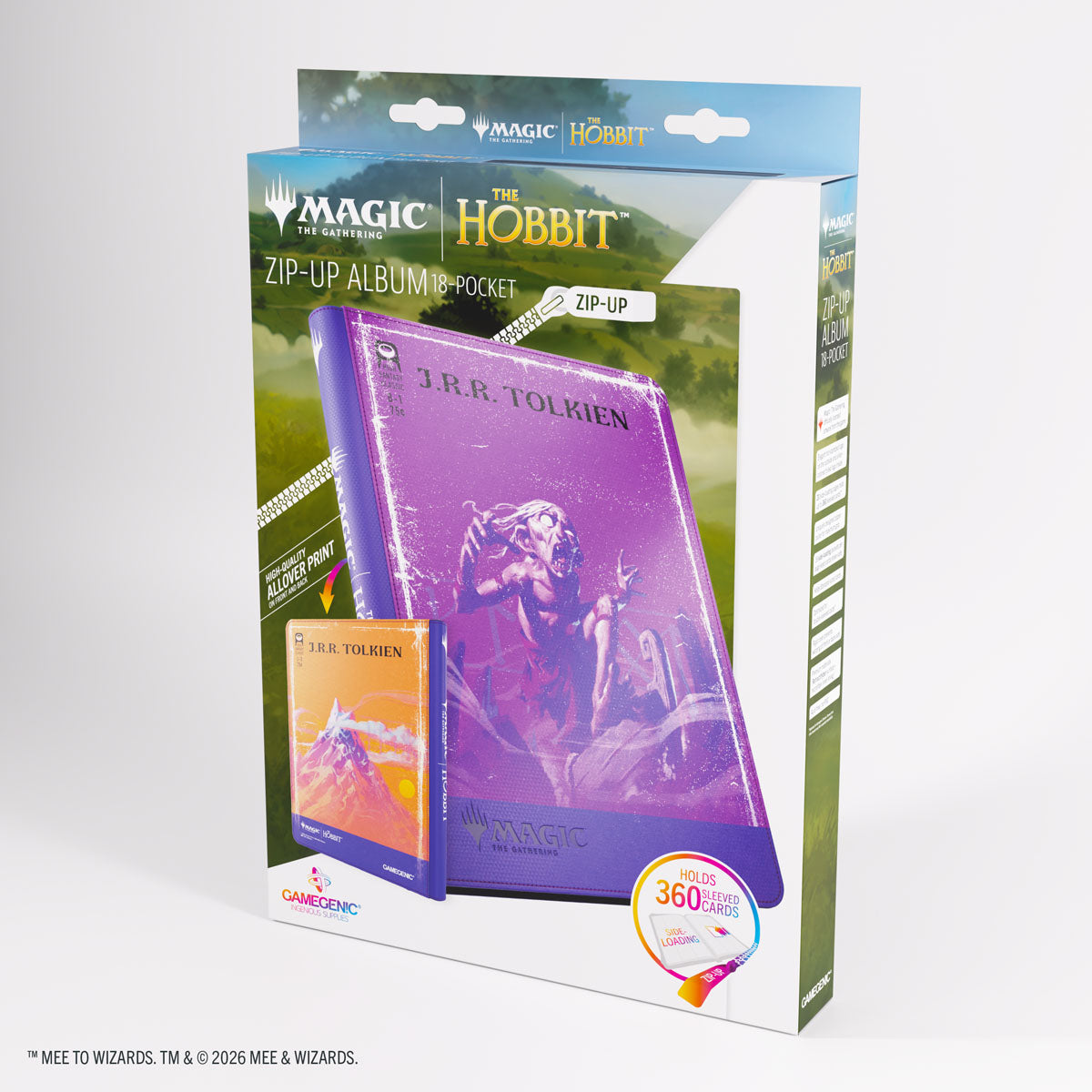 Gamegenic Magic: The Gathering The Hobbit Zip-Up Album 18 Pocket