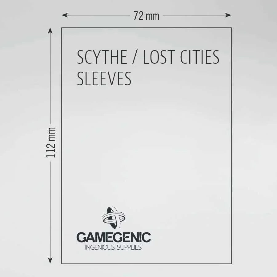Gamegenic Board Game Sleeves: Scythe Clear (60 ct)