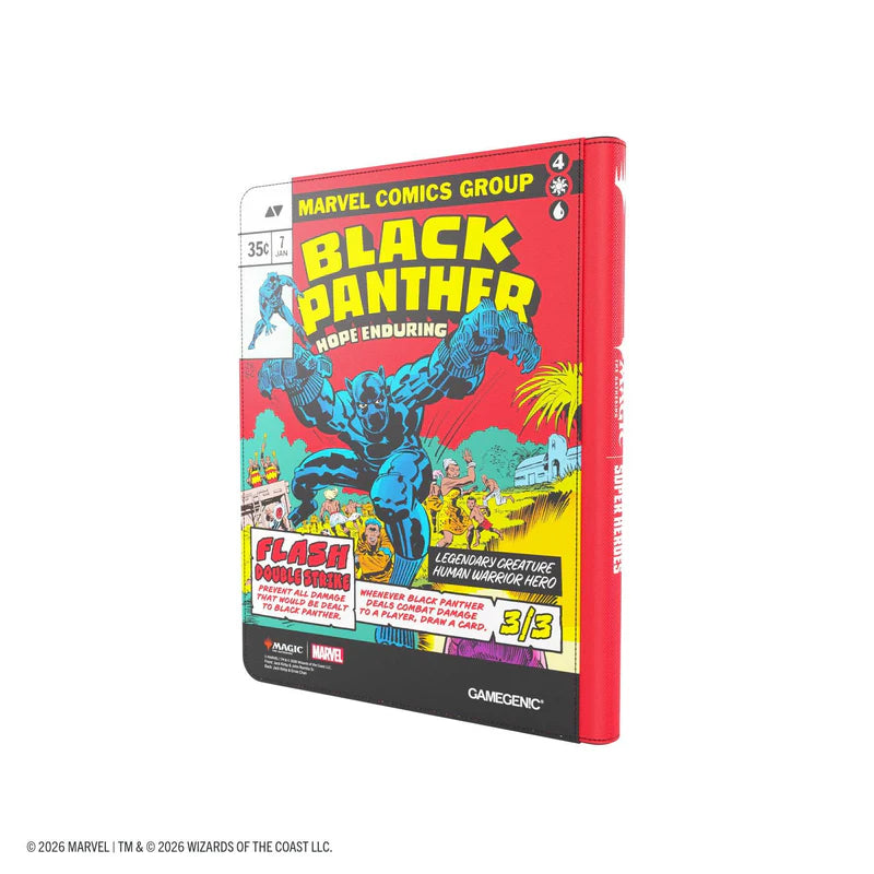 Gamegenic Magic: The Gathering Marvel Super Heroes Zip-Up Album 18-Pocket Captain America / Black Panther