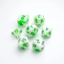 Load image into Gallery viewer, Gamegenic GLOW SERIES RPG Dice Set (SET OF 7)
