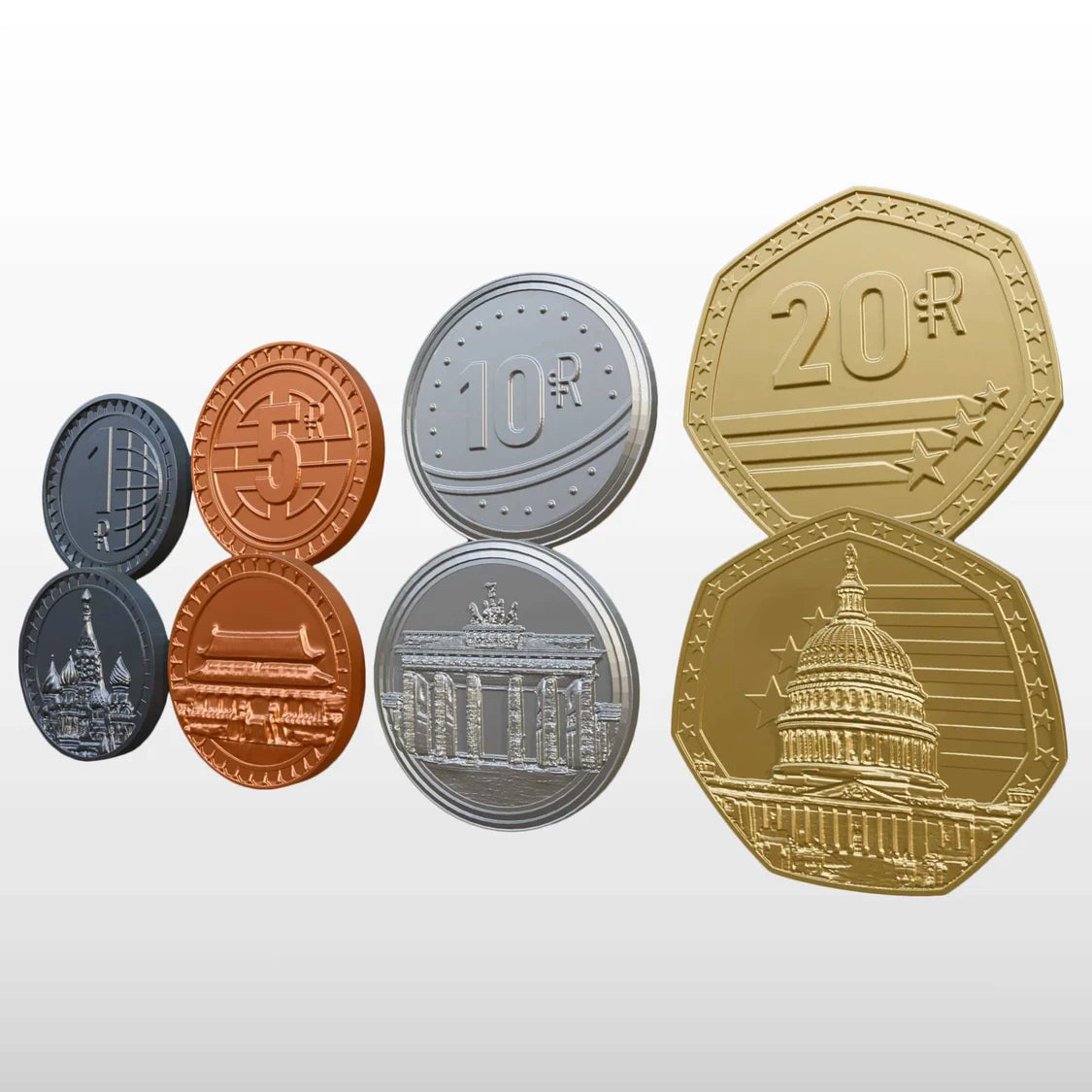 World Order: Deluxe Metal Coins