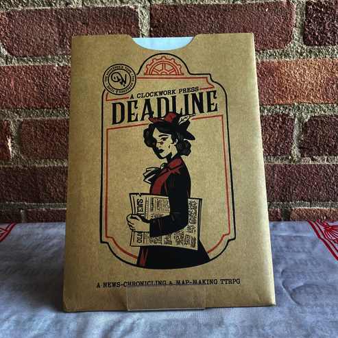 Deadline: a news-chronicling & map-making game
