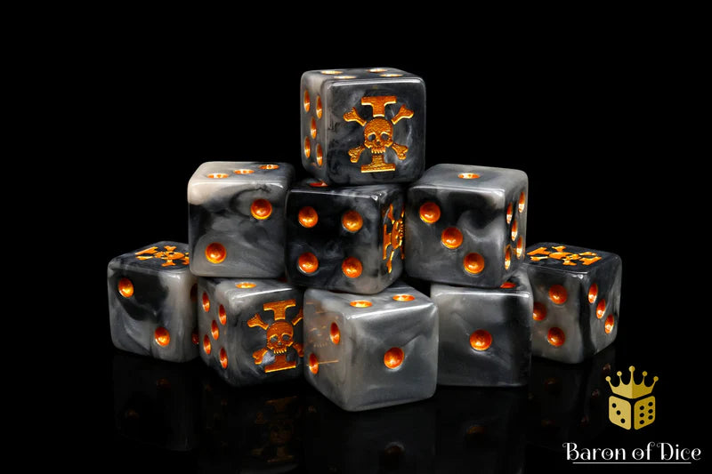 Baron Of Dice Inquisition Order Dice Square Corner 16mm Dice X25