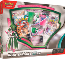Load image into Gallery viewer, Pokemon TCG Roaring Moon ex / Iron Valiant ex Collection Box