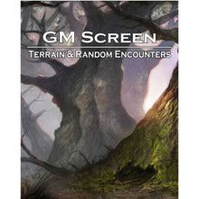 Load image into Gallery viewer, Terrain & Random Encounters GM Screen
