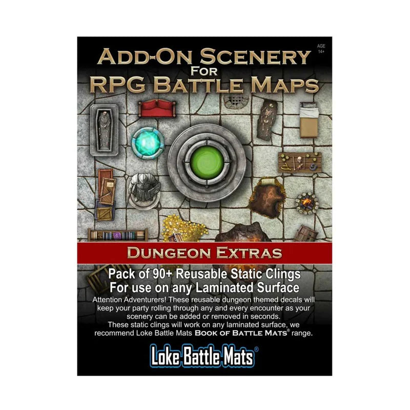Loke RPG Battle Maps: Add-On Scenery Dungeon Extras