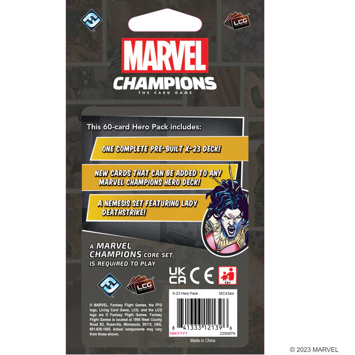 Marvel Champions X-23 Hero Pack