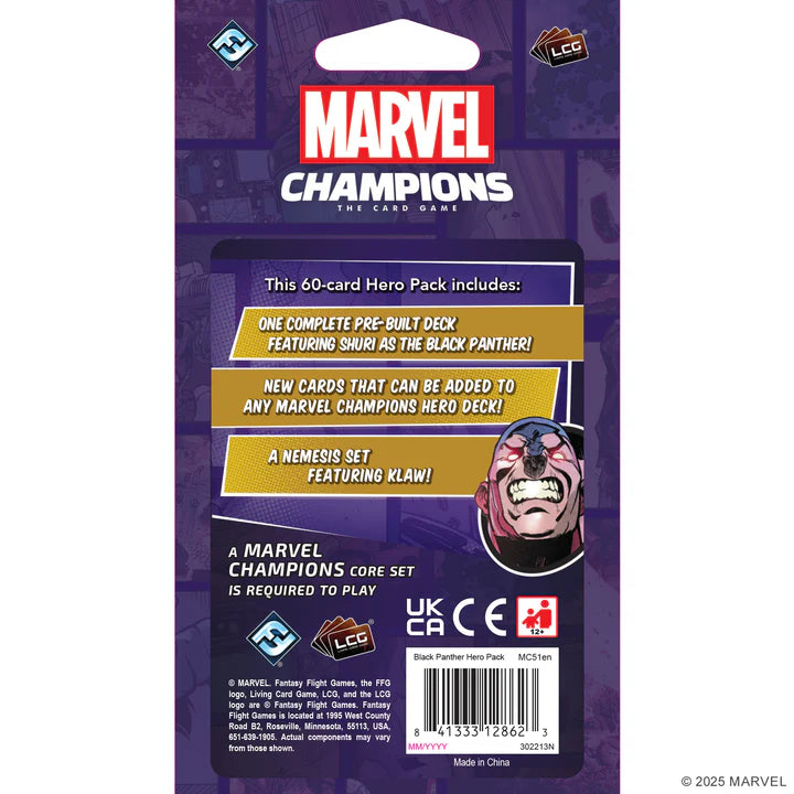 Marvel Champions Black Panther Hero Pack