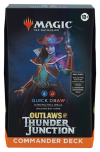 Load image into Gallery viewer, Magic The Gathering Outlaws of Thunder Junction Commander Deck