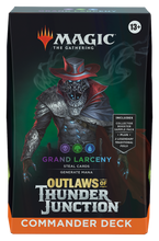 Load image into Gallery viewer, Magic The Gathering Outlaws of Thunder Junction Commander Deck