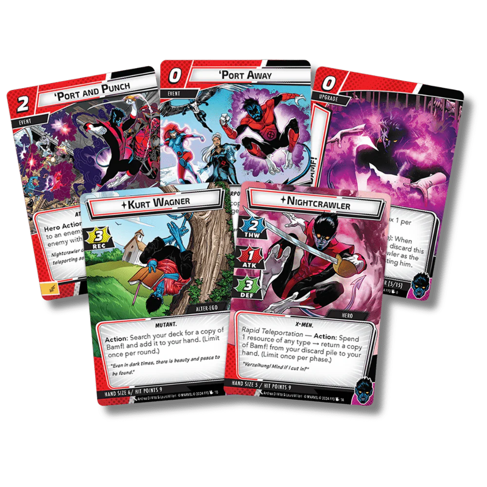 Marvel Champions Nightcrawler Hero Pack