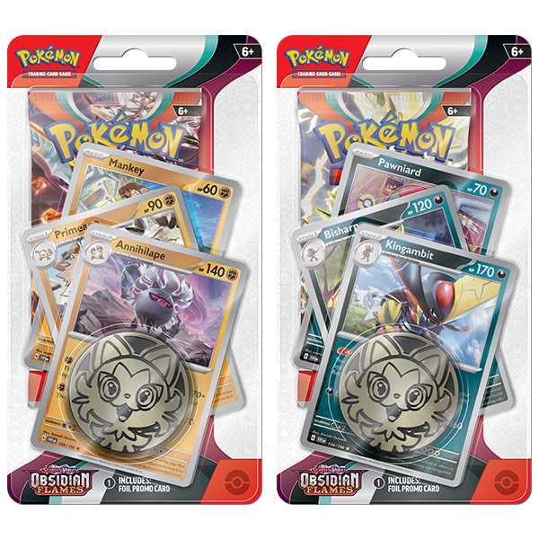 Pokemon TCG Scarlet & Violet 3 Obsidian Flames Checklane Blister