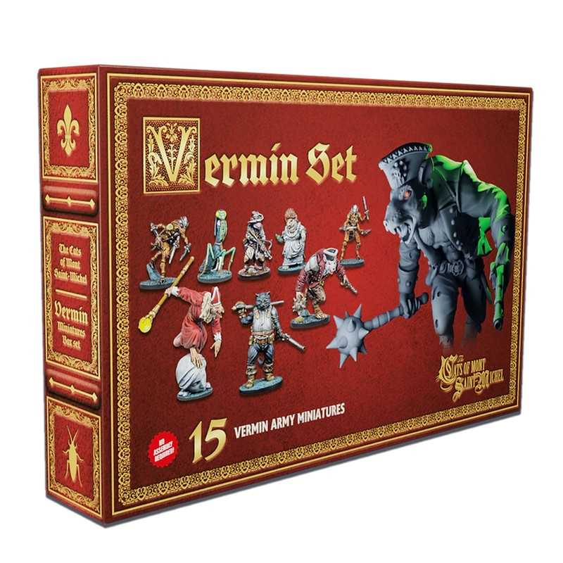 The Cats of Mont Saint-Michel Vermin Army Miniatures Set