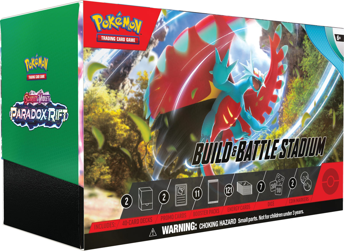 Pokemon TCG Scarlet & Violet 4 Paradox Rift Build & Battle Stadium