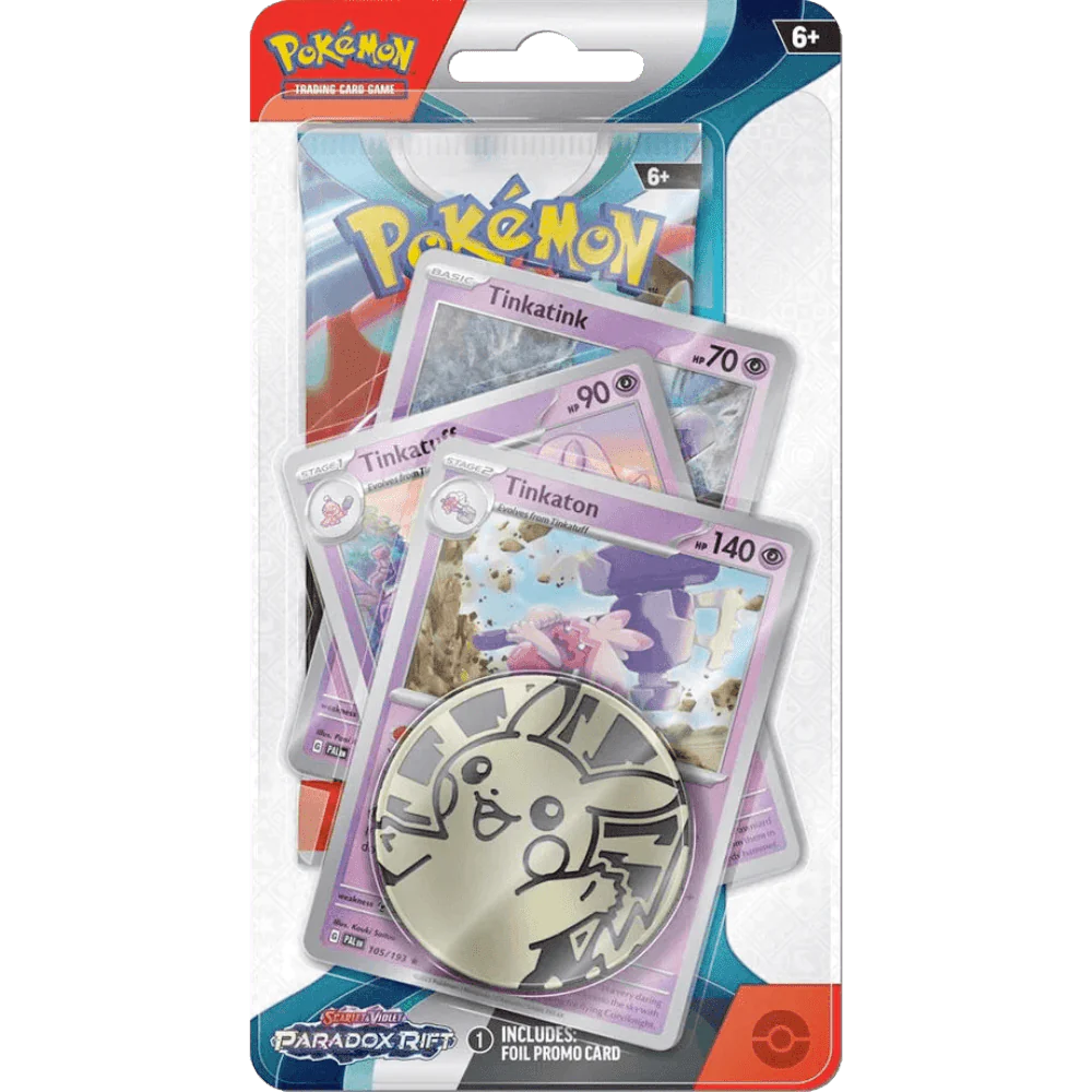 Pokemon TCG Scarlet & Violet 4 Paradox Rift Checklane Blister