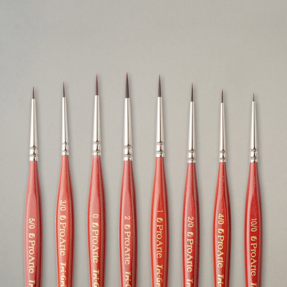 Pro Arte Tri-Grip Detailer Modelling Brush Set