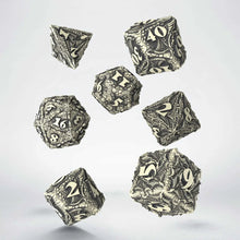 Load image into Gallery viewer, Q-Workshop Dracopolis Dice Set: The Scandinavian Blackfang