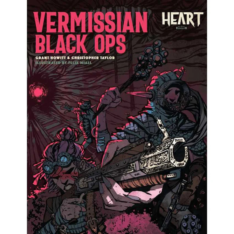 Heart: The City Beneath RPG - Vermissian Black Ops Spine Printing