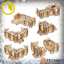 Load image into Gallery viewer, TTCombat Tabletop Scenics - Sci-fi Gothic Ruined Mecharium Research Pods