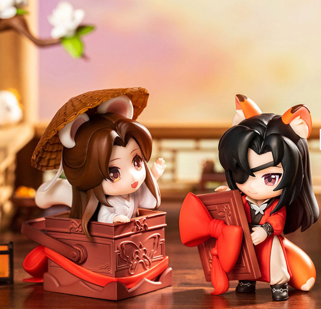 OFFICIAL "Heaven Official's Blessing" Xie Lian & Hua Chang My Heart as a Present for You Hua Chang Birthday ver. Complete Figure Xie Lian Figure, Hua Cheng Figure, TGCF