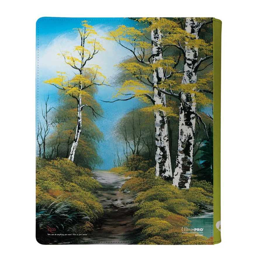 Bob Ross Zippered 9-Pocket Premium PRO Binder Lakeside Path