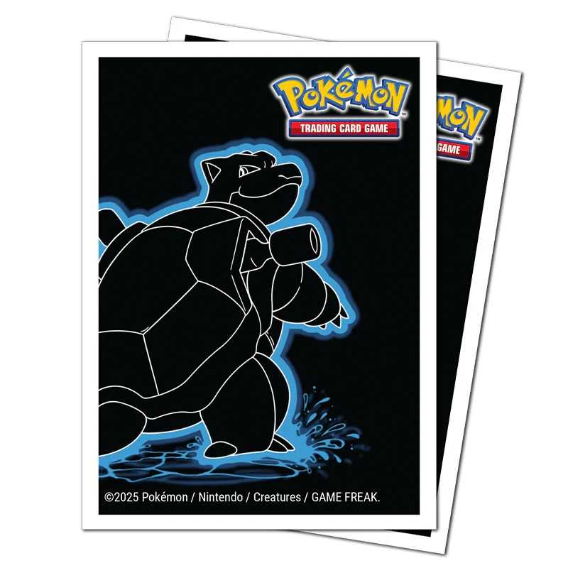 Ultra Pro: Pokemon Neon Kanto Apex Deck Protector Sleeves - Blastoise (105 ct)