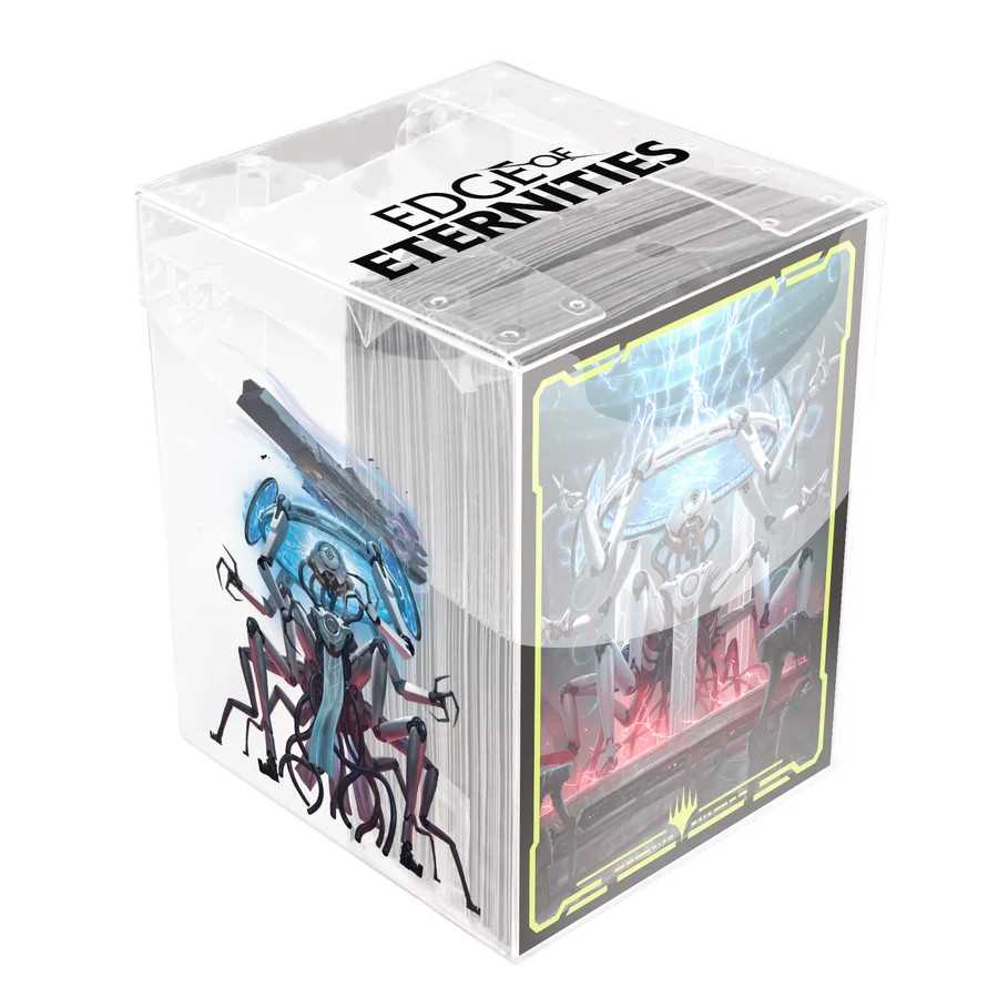 MTG Edge of Eternities 100ct Deck Protector Sleeves in Clear Box - Commander A