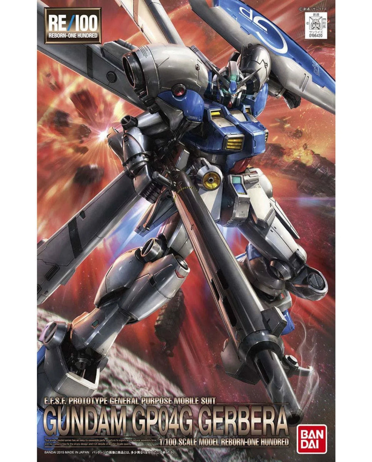 RE/100 Gundam GP04G Gerbera 1/100 Model Kit