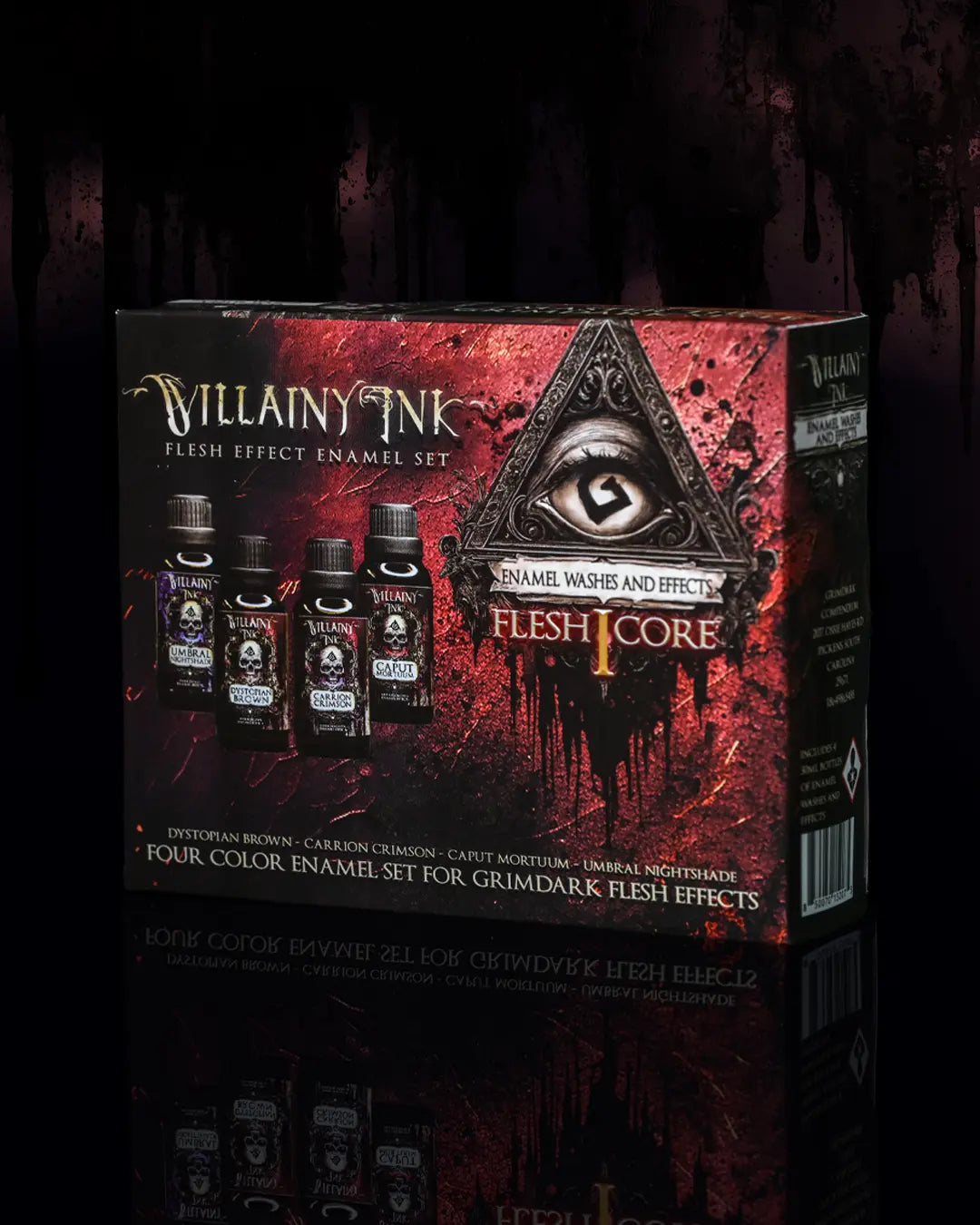 Villainy Ink Enamels Flesh Core Set 1