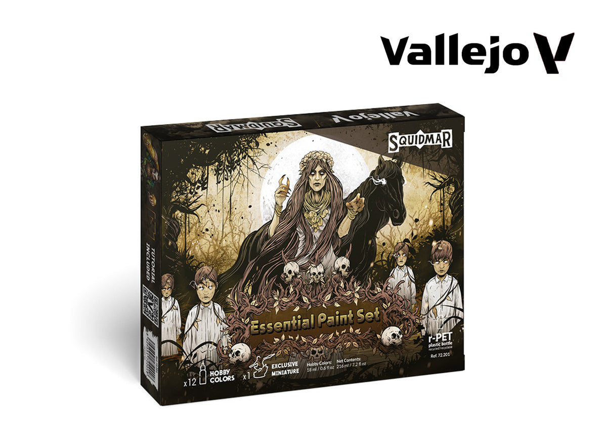 Squidmar Miniatures Vallejo Essential Paint Set
