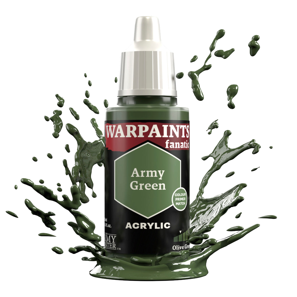 The Army Painter Warpaints Fanatic Army Green