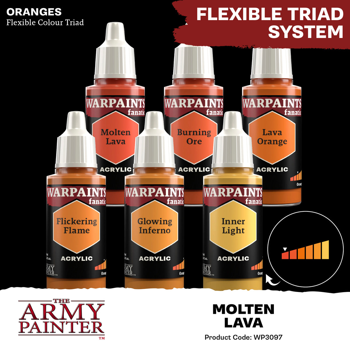 The Army Painter Warpaints Fanatic Molten Lava